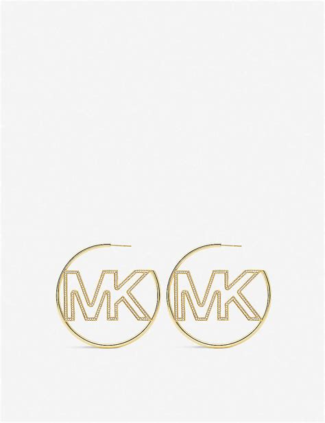 mk earrings sale|michael kors hoop earrings sale.